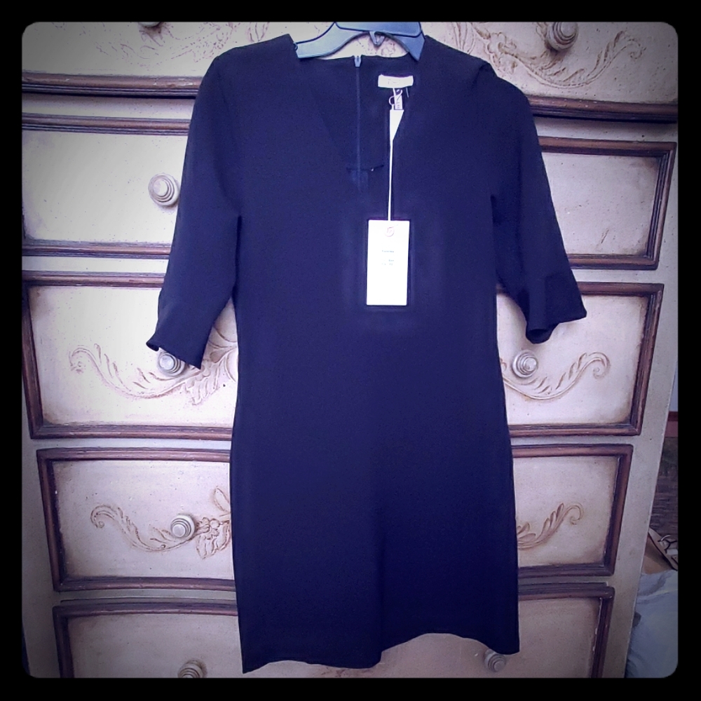 Freebird from Saks Black crepe stretch dress. XS